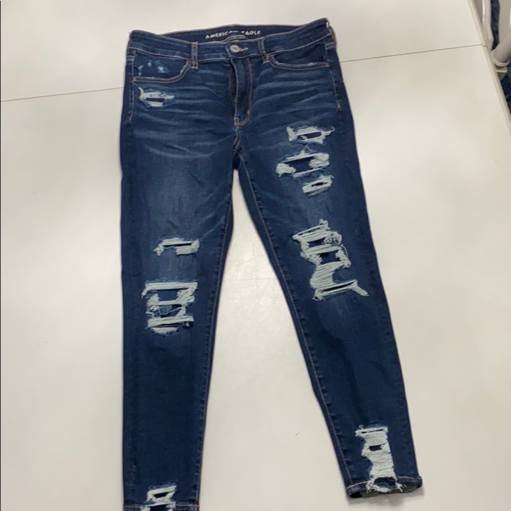 American eagle high rise crop jeggings